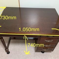 アンティークな机の画像
