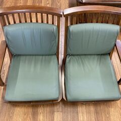 レトロ 座卓 座椅子 5点セットの画像