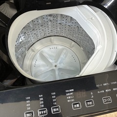 【2024年】洗濯機 6kg NT60T1BK ニトリ　の画像