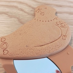 鳩サブレー型 ミラー 手鏡 コンパクトミラーの画像
