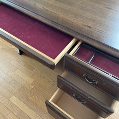[至急]木製デスクの画像