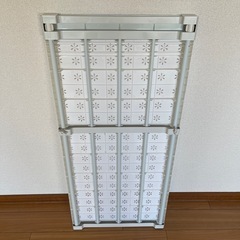 つっぱり棚 奥行42cm／幅71-92cm用 耐荷重約20kg 伸縮棚 ホワイトの画像