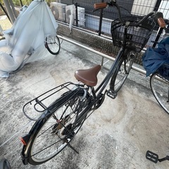 自転車　ママチャリの画像
