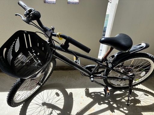 自転車　子供用　かご付き　ギア付き　ブレーキききます。