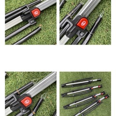 Coleman パーティーシェードライト/300+ 　【ジャンク品】フレーム　7本セットの画像