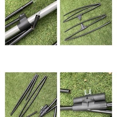 Coleman パーティーシェードライト/300+ 　【ジャンク品】フレーム　7本セットの画像