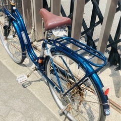 サカモトテクノ6段変速26インチ自転車の画像