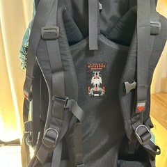 モンベル 登山・キャンプ用リュック　青色の画像