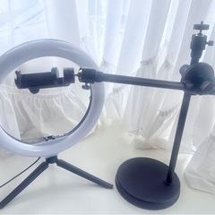 美品✴︎リングライト➕俯瞰スマホスタンドの画像