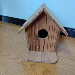 手作り木工　鳥小屋の画像