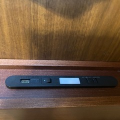 コンセント付ベッドフレーム、マットレス付の画像
