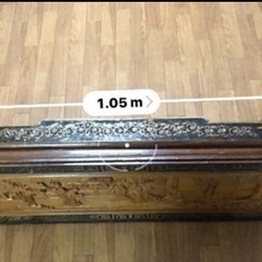 古董風テーブル幅約100奥40約高約30の画像
