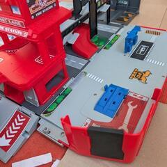 トミカで遊べる消防車の画像