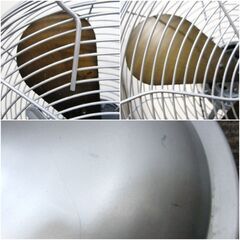 ハモサ　扇風機　レトロファンフロア　動作良好　2018年製 RETRO FAN FLOOR　風量3段階調節　首振り機能　HERMOSA　ヴィンテージ風の画像