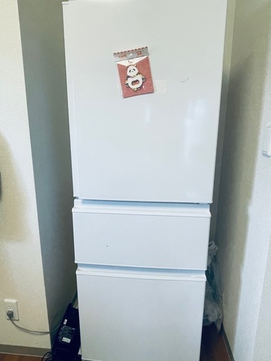 三菱 330L 3ドア冷蔵庫 MR-C33H-W 右開き 2023年製 現在も使用中（動作良好）