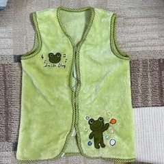 幼児の寝冷え防止のチョッキの画像