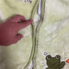 幼児の寝冷え防止のチョッキの画像