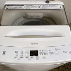 Haier 全自動電気洗濯機 洗濯機 ホワイト 2022年製の画像