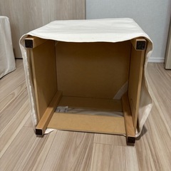 IKEA 45cm スツール　アイボリー　二脚セットの画像