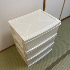 3段衣装ケース 幅54×奥行42.5×高さ64.5cmの画像