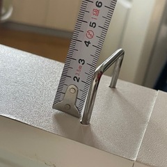 薄型キャスター付き収納棚(約幅105×奥行455×高810)の画像