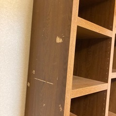 本棚 譲ります（74×180×29.5cm・キズあり）の画像