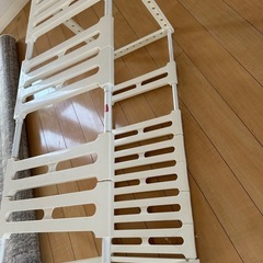 伸縮ラック 仕切り 2段　の画像