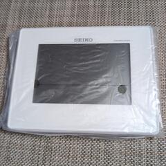 【未使用品】SEIKO　電波目覚まし時計の画像
