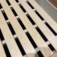 値下げ【ニトリ】収納付きベッドの画像