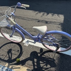 【メゾピアノ】自転車　女の子　22  引き取り限定の画像