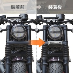 【新品未使用】バイク エンブレム フロントフォーク ロゴ バイクパーツ 防水防錆 ブラックの画像