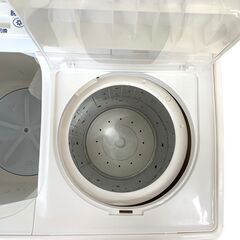 25C371_ジC【美品】AQUA アクア 5.5kg二槽式洗濯機 AQW-N551 2018年製 生活家電 現状品 中古の画像