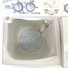 25C371_ジC【美品】AQUA アクア 5.5kg二槽式洗濯機 AQW-N551 2018年製 生活家電 現状品 中古の画像