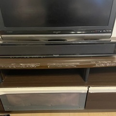 テレビ台　おまけスピーカー付きの画像