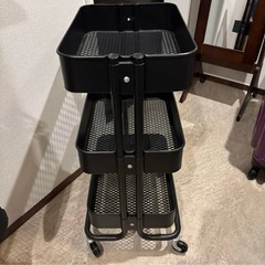 【完成品】IKEA RÅSKOGロースコグ ブラック 35x45x78cmの画像
