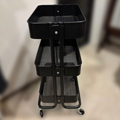 【完成品】IKEA RÅSKOGロースコグ ブラック 35x45x78cmの画像