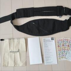 GOOSEKET ブラック グスケット 抱っこ紐 軽量 コンパクト ヒップシート ベビー キッズ 黒の画像
