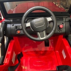 お話し中　
ネット商品名．電動 乗用 玩具 ラングラー プレミアムエディション トレイルキャットスタイル レッド 12V バッテリー 乗り物 おもちゃ 子供 外遊びの画像