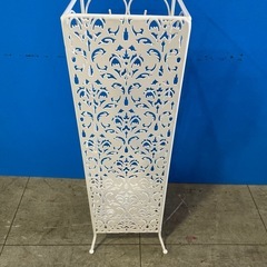 美品 傘立て 収納 ホワイトの画像