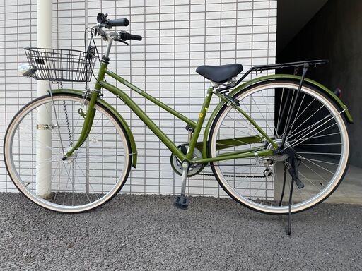 ☆ 自転車(ママチャリ)　シマノ6段ギア　シティサイクル　美品 ☆