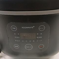 0814-183 炊飯器 ROOMMATE　RM-204H BK の画像