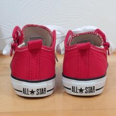 コンバース チャイルドオールスター レッド 15.0cmの画像