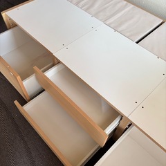 ニトリ 収納付きシングルベッドの画像