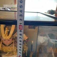 美品 秀月　五月人形　子供大将　ガラスケース入り　の画像