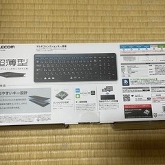 エレコム　Bluetooth薄型コンパクトキーボード　動作確認済　TK-FBP101BK (r70811b1)の画像