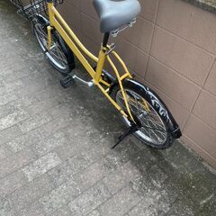 リサイクルショップどりーむ荒田店　No439 自転車　ミニベロ　２０インチ　LEDライト付き　近場のちょっとした移動にも♪の画像