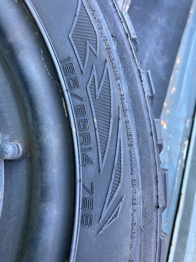 マッドスター M/T 14インチタイヤとホイール4本セット　マッドタイヤ