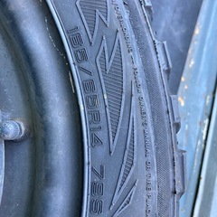 マッドスター M/T 14インチタイヤとホイール4本セット　マッドタイヤの画像