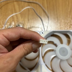パソコン ケースファン LED 120mm 4ピン 2個セットの画像