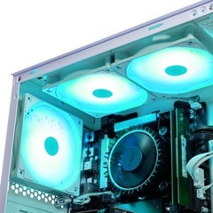 パソコン ケースファン LED 120mm 4ピン 2個セットの画像